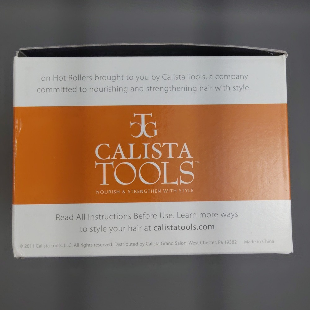 Calista Tools Ion Hot Heating Rollers Short Style Set Add Body Wave Curl To Hair - Picture 3 of 13
